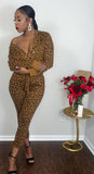 Cheetah 2pc Jogger Set